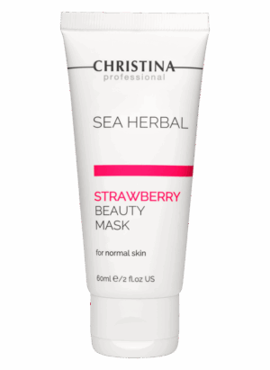 Sea Herbal Beauty Mask Strawberry for normal skin Маска красоты на основе морских трав для нормальной кожи «Клубника», 60 мл