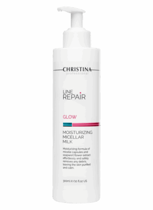 Line Repair Glow Moisturizing Micellar Milk Увлажняющее мицеллярное молочко, 300 мл